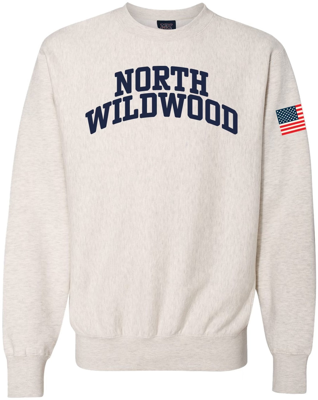 NW Appliqué CREW-OATMEAL