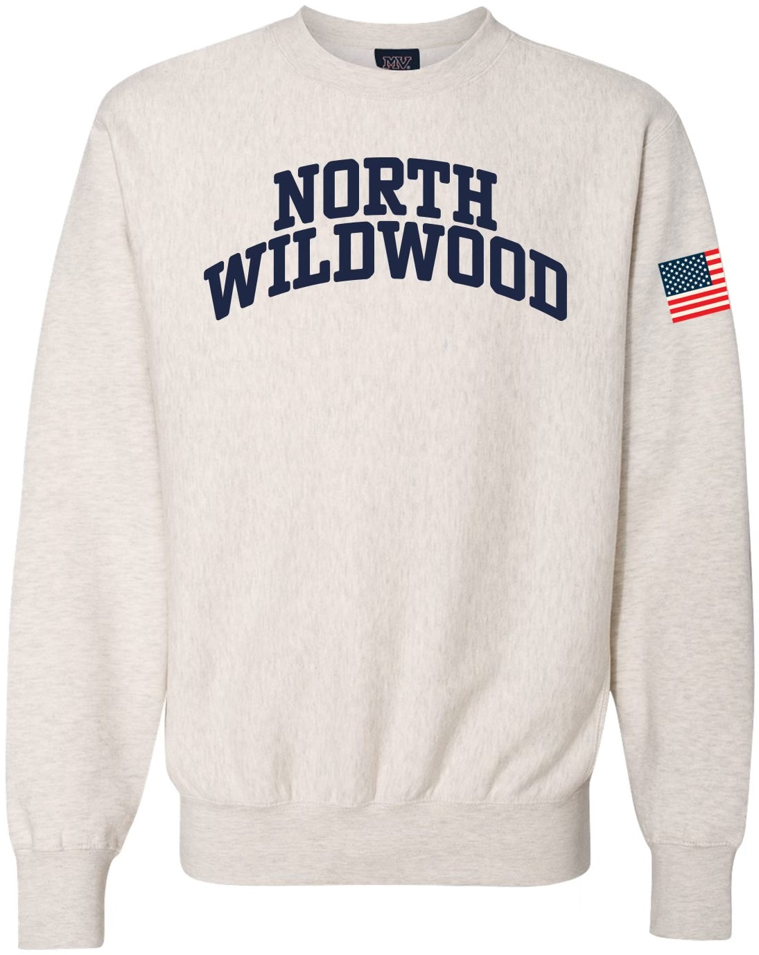 NW Appliqué CREW-OATMEAL