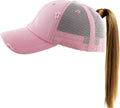 SJ MESH PONY-PINK
