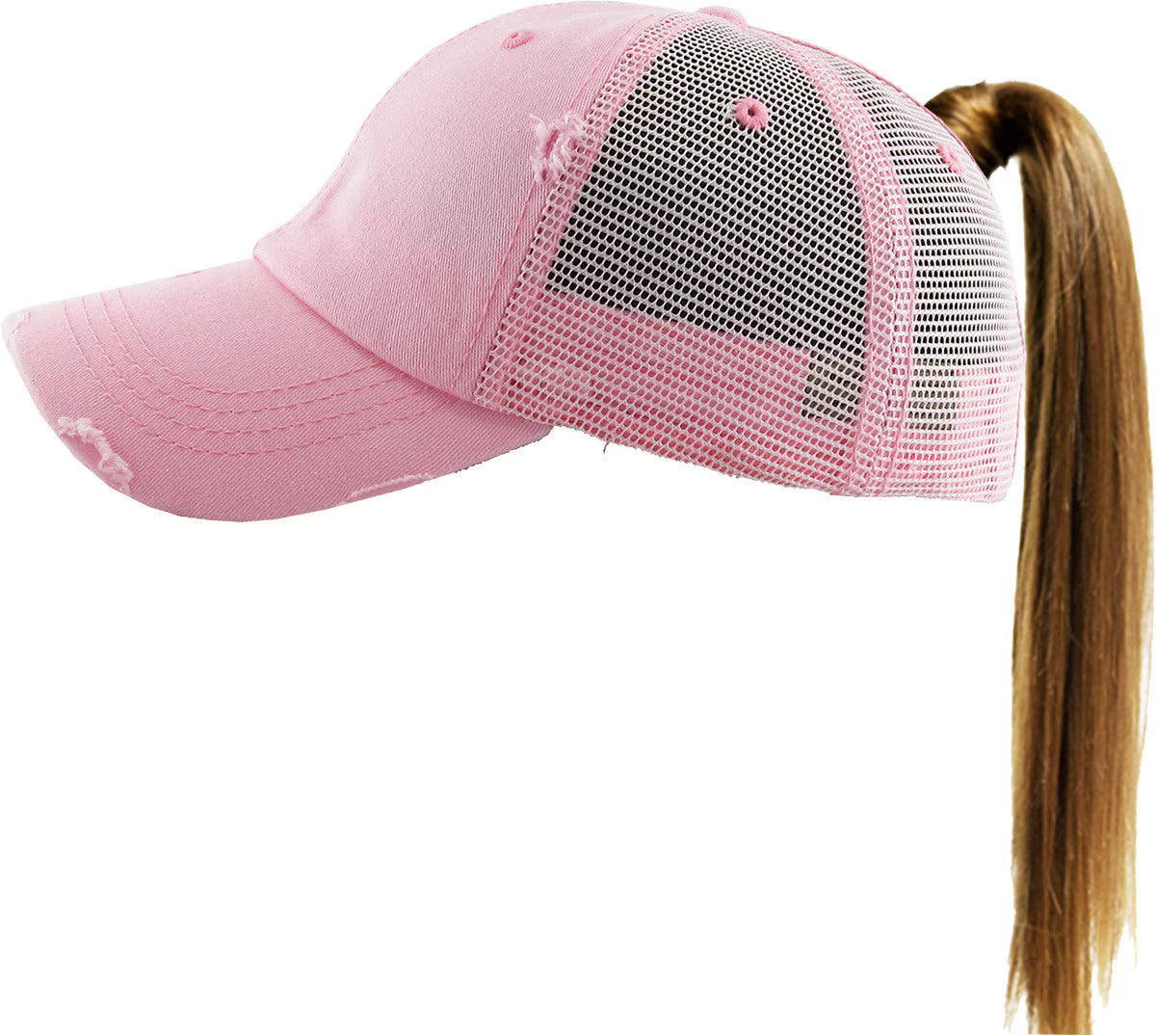 SJ MESH PONY-PINK