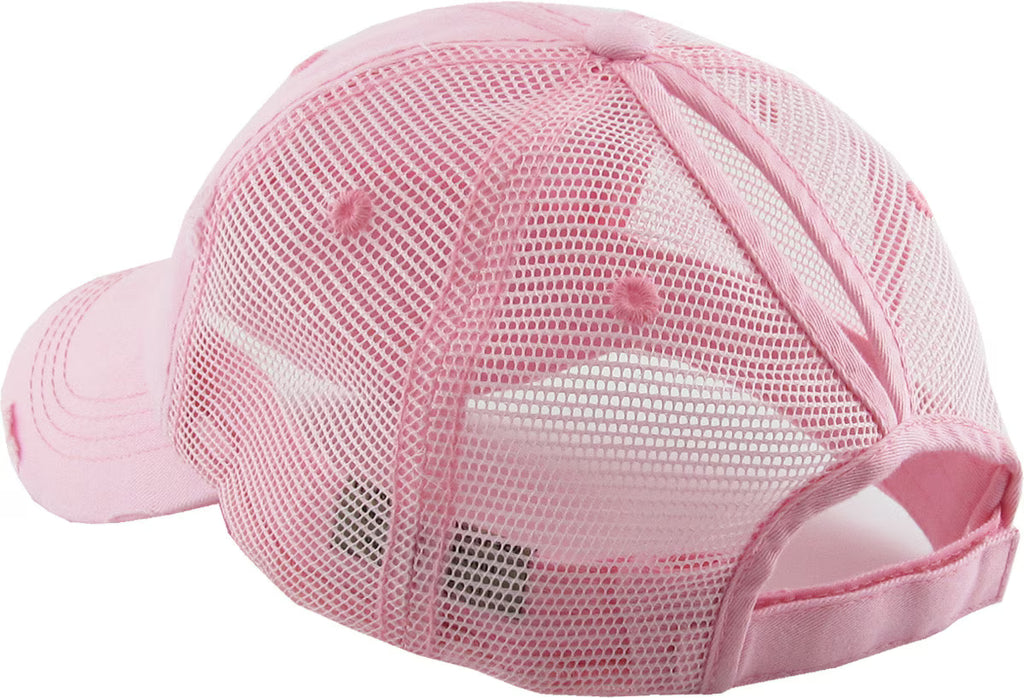 SJ MESH PONY-PINK