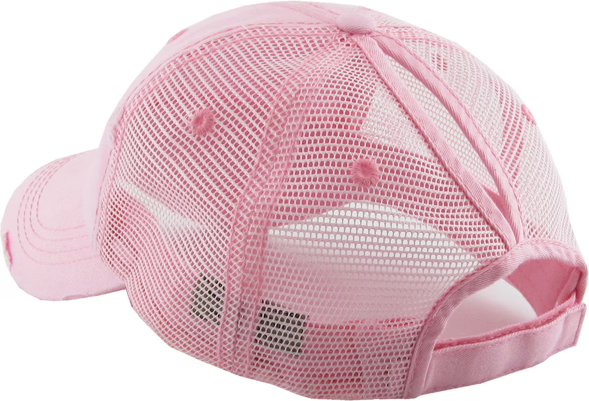 SJ MESH PONY-PINK