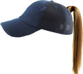 SJ MESH PONY-NAVY
