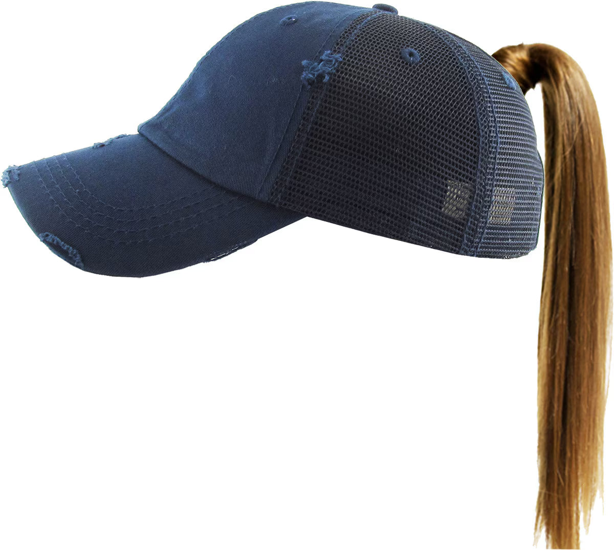 SJ MESH PONY-NAVY