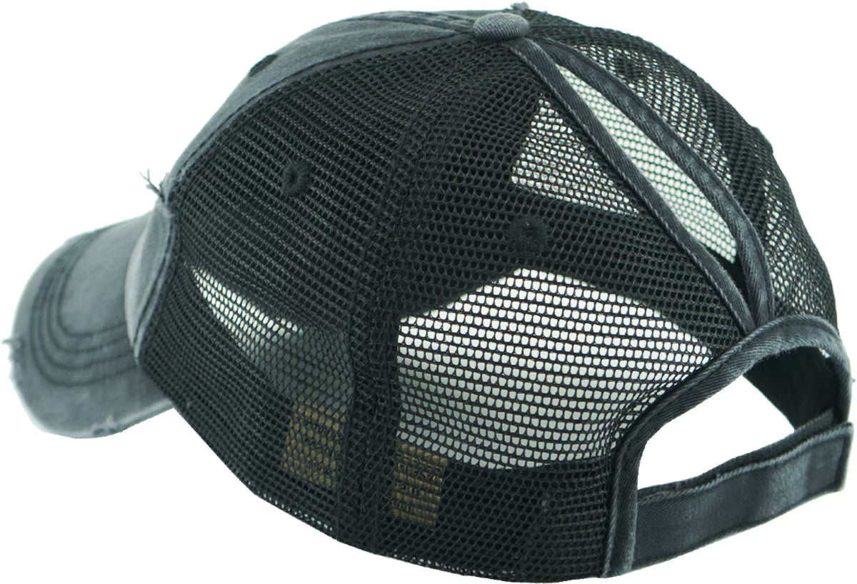 SJ MESH PONY-BLACK