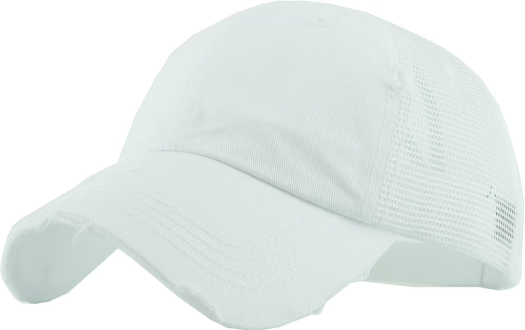 SJ MESH PONY-WHITE