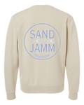 COASTAL BLUE/PIGMENT CREW - IVORY
