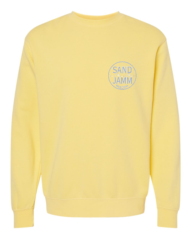 COASTAL BLUE/PIGMENT CREW - YELLOW