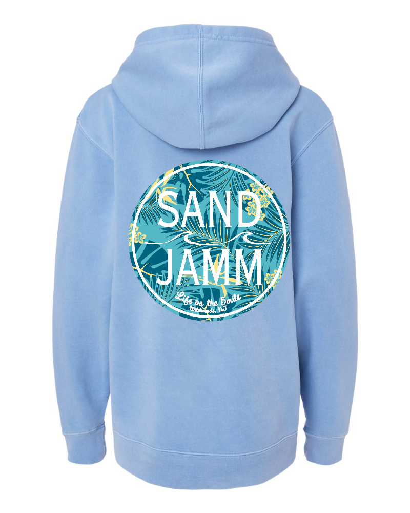 COASTAL PALM -PIGMENT/HOOD-LT.BLUE