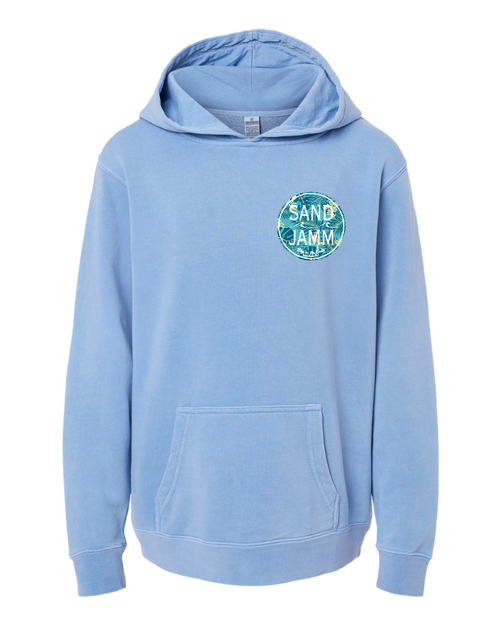 COASTAL PALM -PIGMENT/HOOD-LT.BLUE