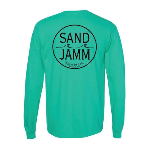 SJ LS TEE - ISLAND GREEN