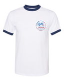 SJ USA RINGER - WHT/NAVY