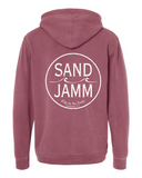 SJ PIGMENT HOOD-MAROON