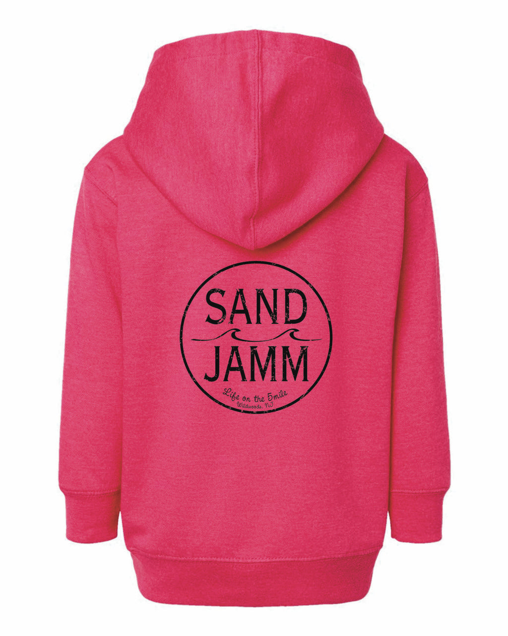SJ TODDLER HOOD - HOT PINK