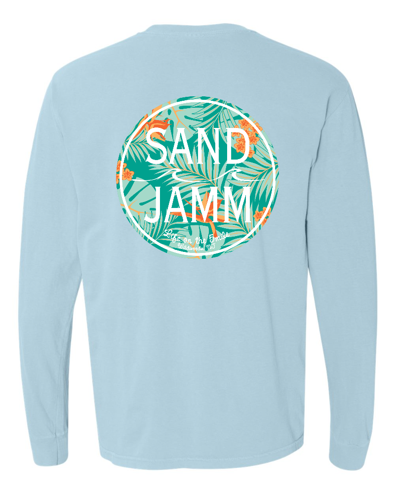 TROP3 LS TEE - CHAMBRAY