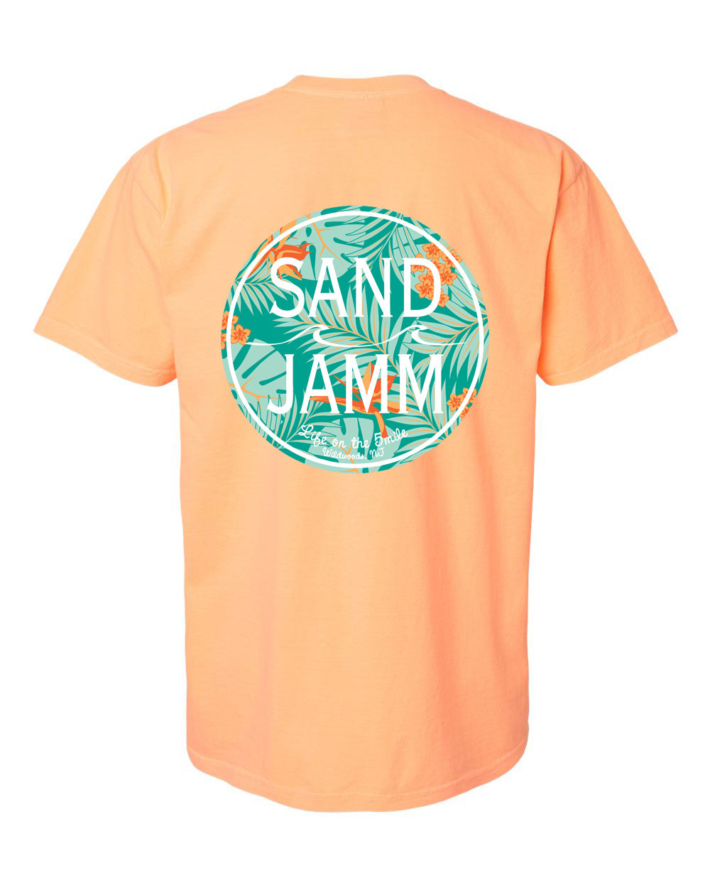TROP3 TEE - NEON CANTALOUPE