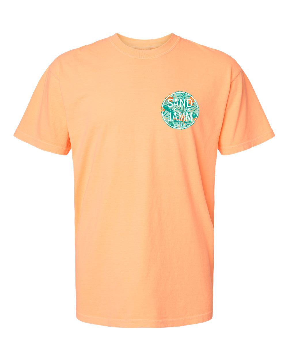 TROP3 TEE - NEON CANTALOUPE
