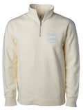 COASTAL BLUE 1/4ZIP - BONE