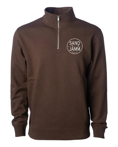 SJ 1/4 ZIP - BROWN