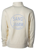 COASTAL BLUE 1/4ZIP - BONE
