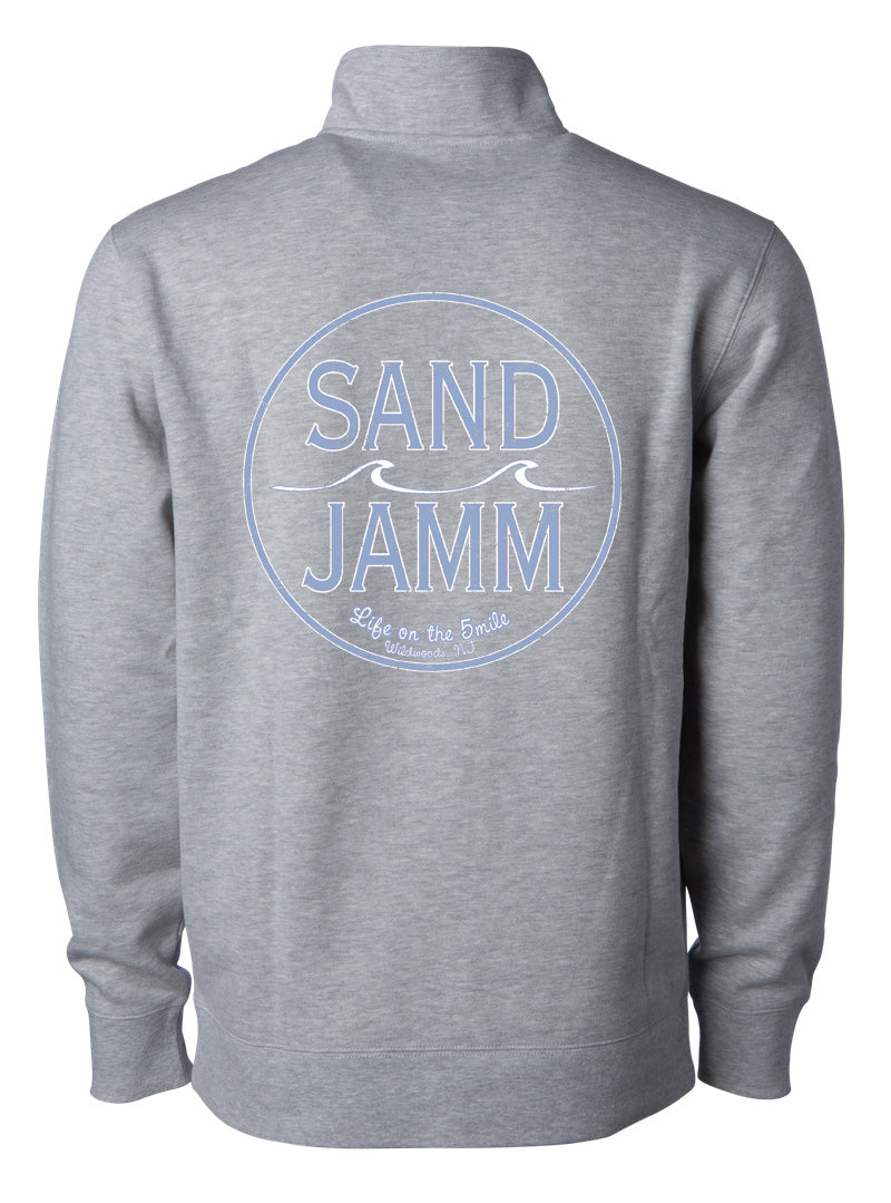 COASTAL BLUE 1/4ZIP - GRY