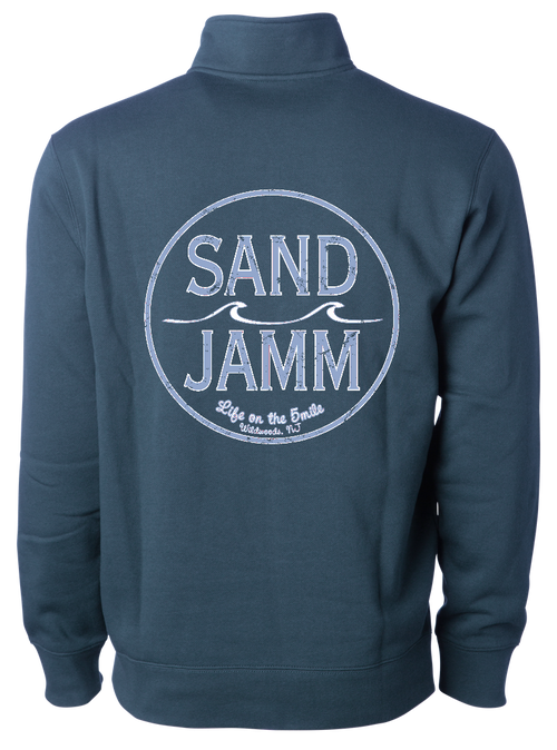 COASTAL BLUE 1/4ZIP-STORM