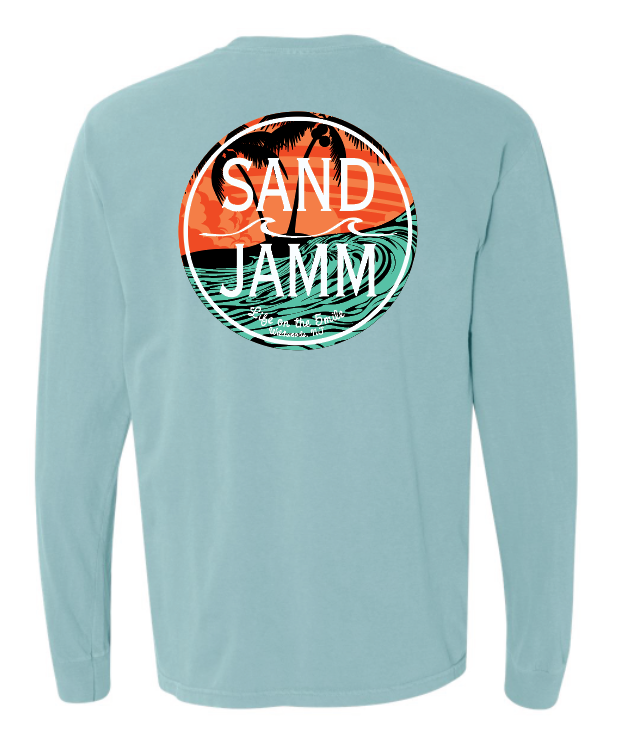 TEAL WAVES LS - MINT