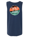 TEAL WAVES TANK - NAVY