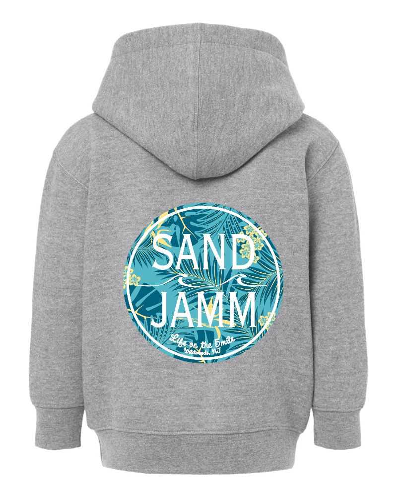TODDLER HOOD/COASTAL PALM-HTR.GRY