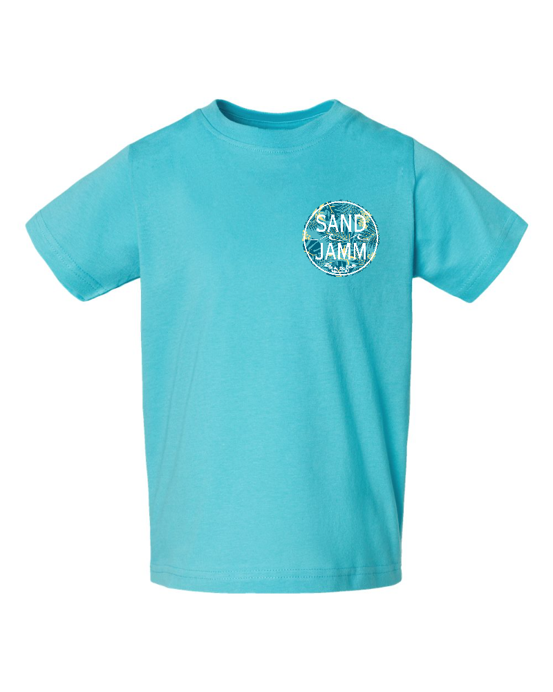 TODDLER TEE/COASTAL PALM-CARIBBEAN