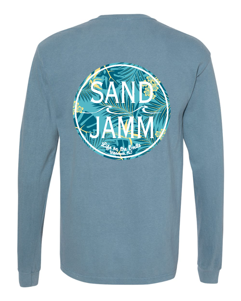 COASTAL PALM LS - ICE BLUE