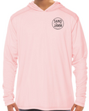 SJ KIDS SUNSHIRT W/HOOD-PINK