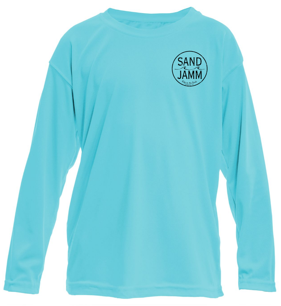 KIDS SUNSHIRT-WATERBLUE