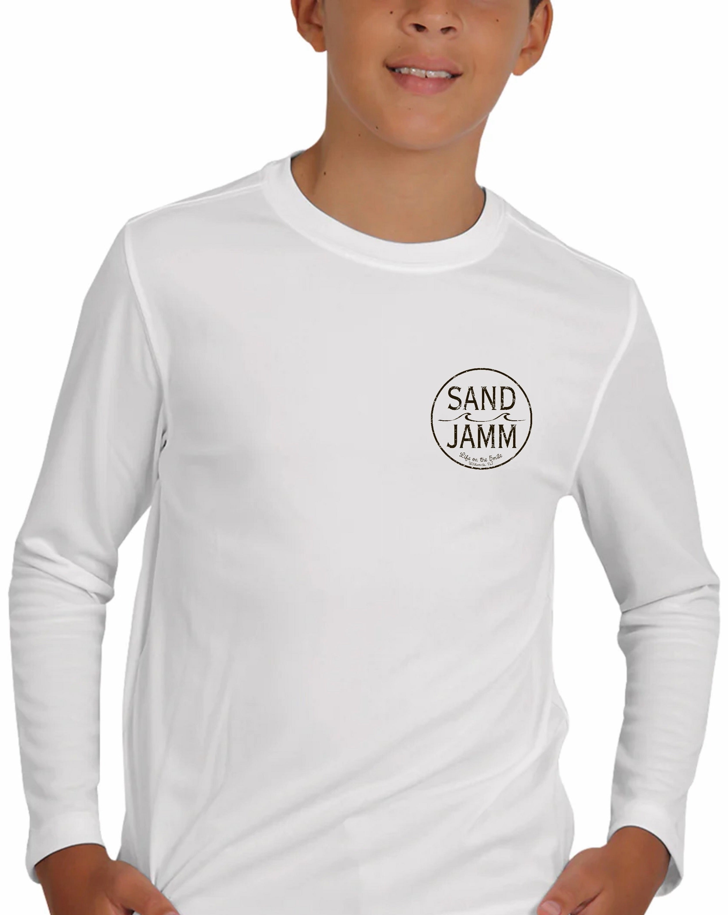 KIDS LS SUNSHIRT - WHT