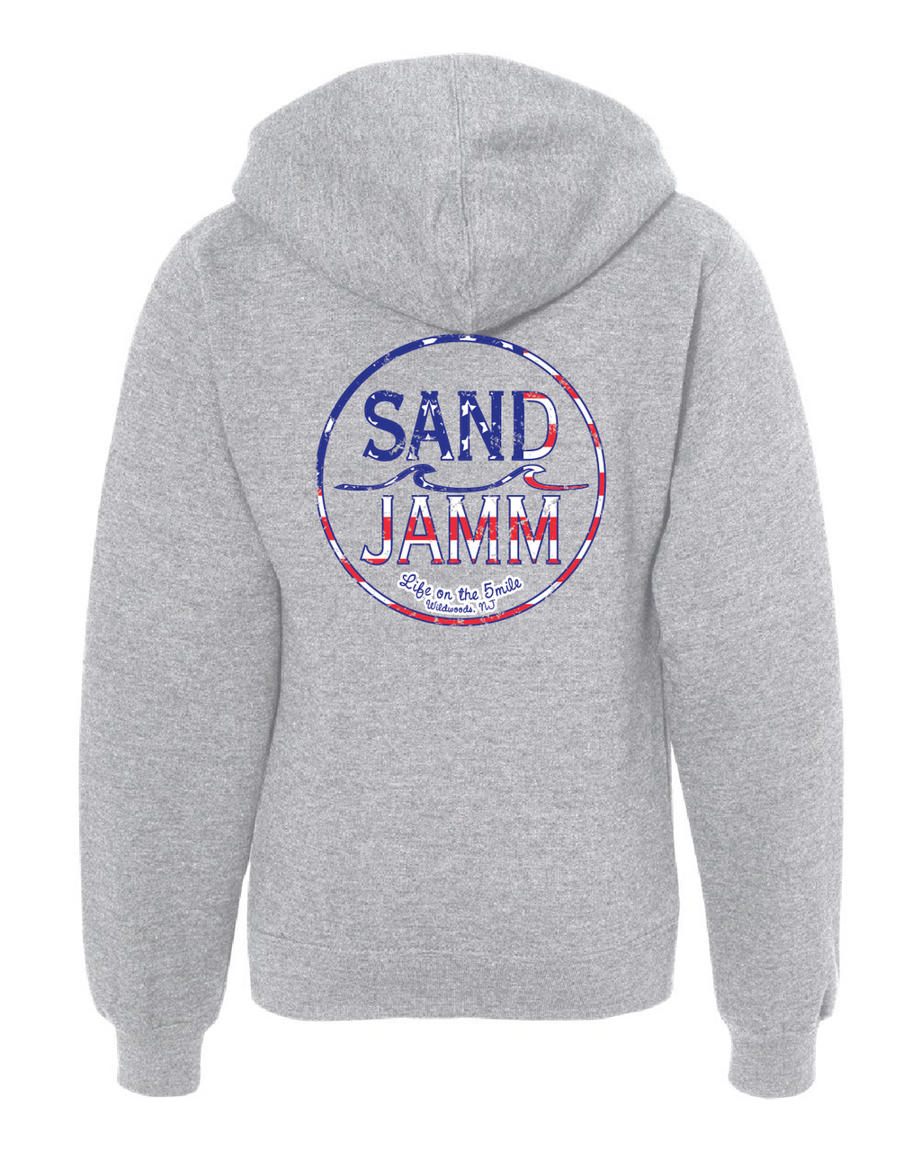 KIDS USA HOOD - GRY