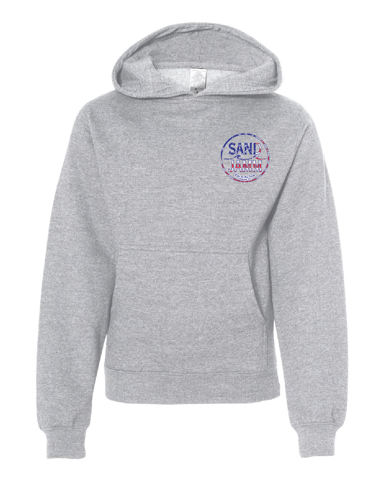 KIDS USA HOOD - GRY