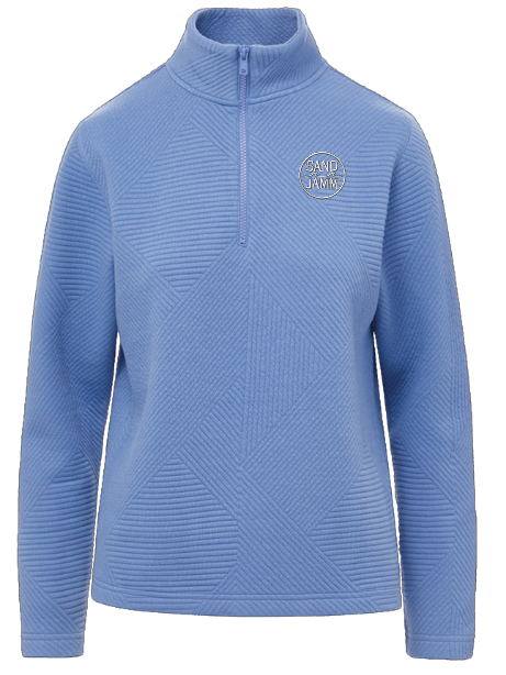 SJ - 1/4 ZIP - BLUE IRIS