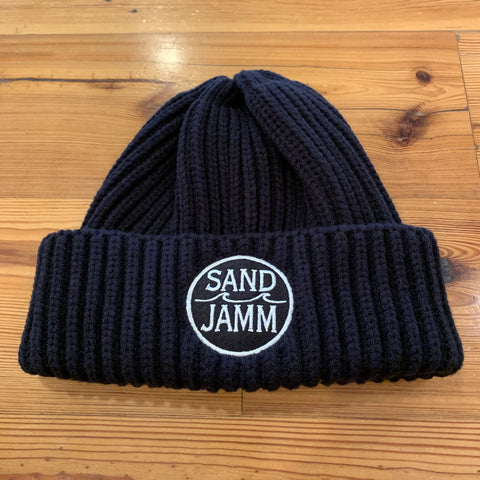 Classic Knitted Beanie - Navy