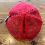 Classic Mesh Ponytail Hat - Red