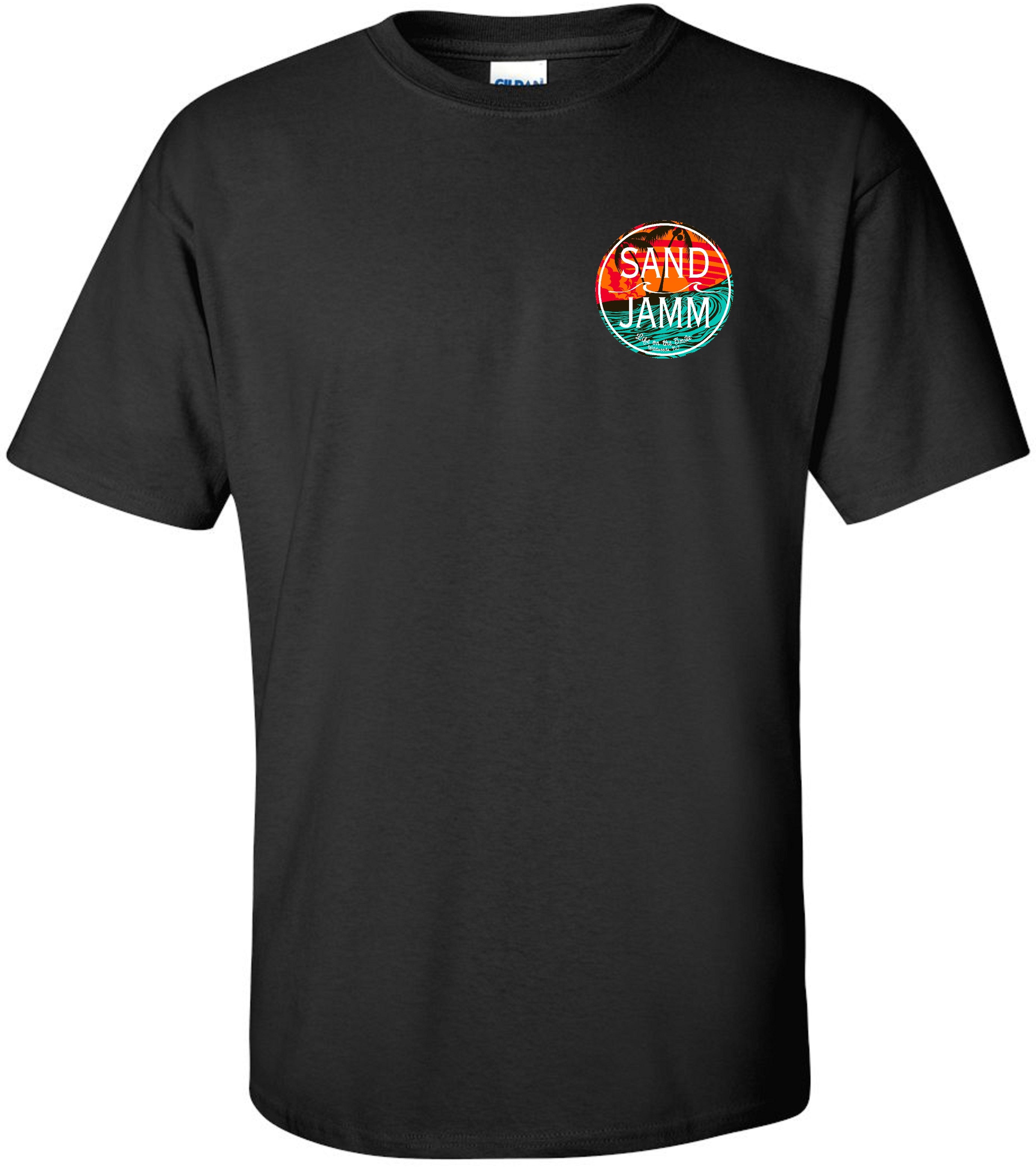 TEAL WAVES SS - BLACK