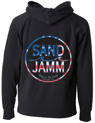 KIDS USA HOOD - BLACK