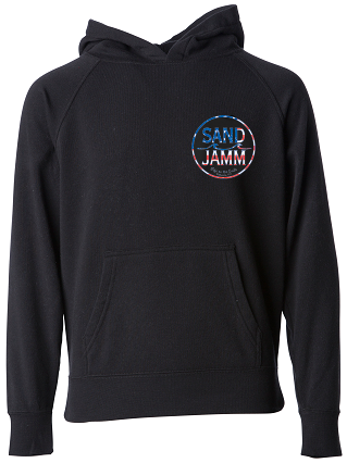 KIDS USA HOOD - BLACK