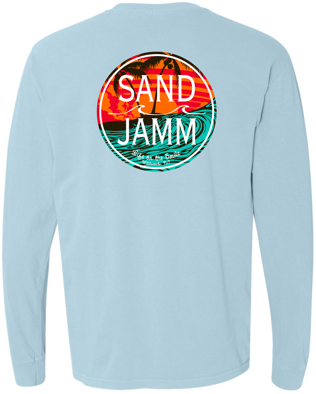 TEAL WAVES LS - CHAMBRAY