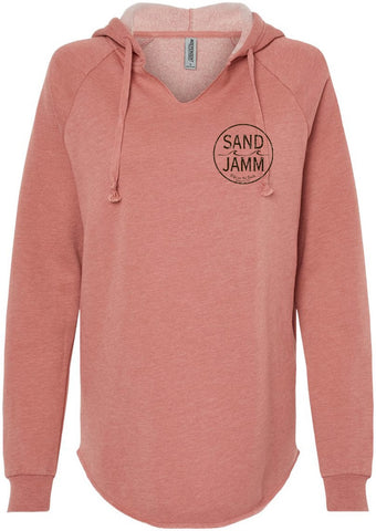 Classic Wave Wash Pullover - Dusty Rose
