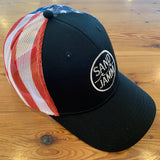 Classic Trucker Hat - Black/USA