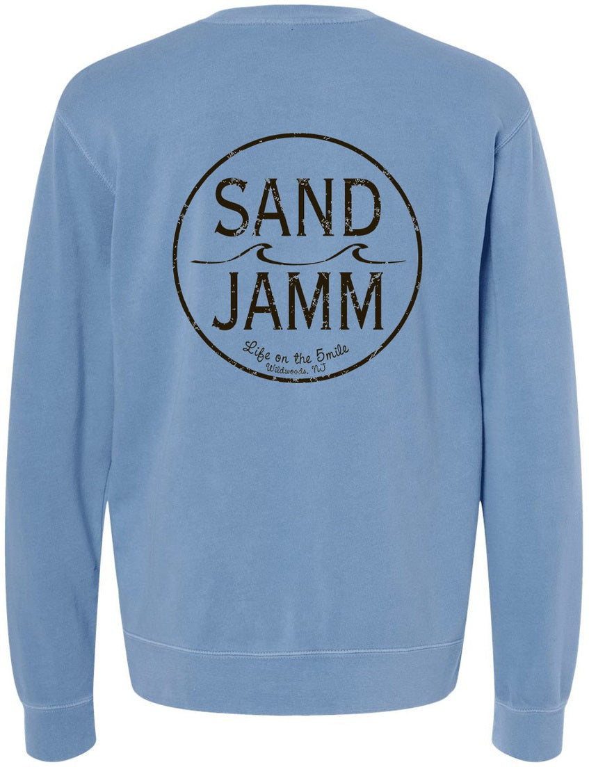 SJ PIGMENT/CREW - LT. BLUE
