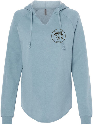 Classic Wave Wash Pullover - Misty Blue