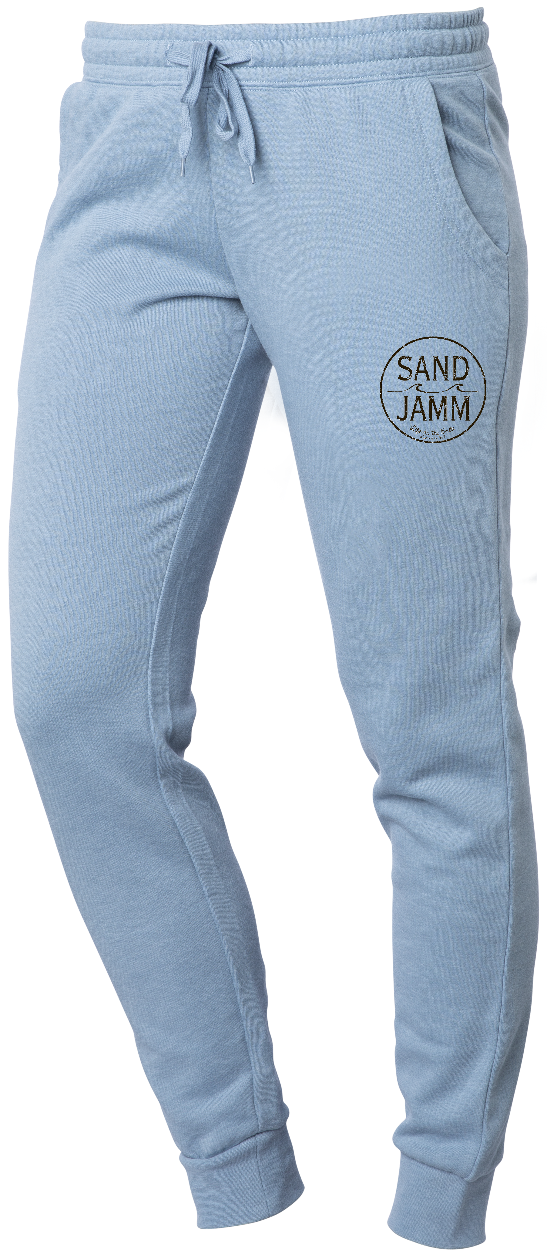 WAVE WASH/PANT-BLUE