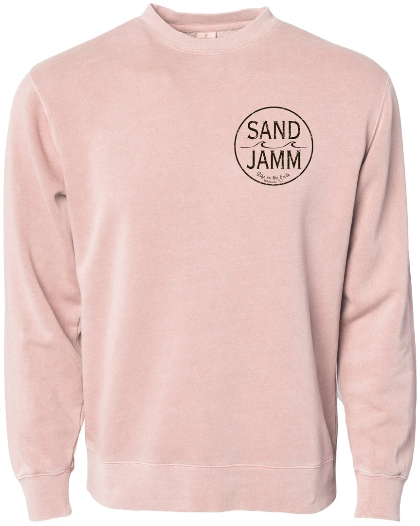 SJ PIGMENT/CREW - DUSTY PINK