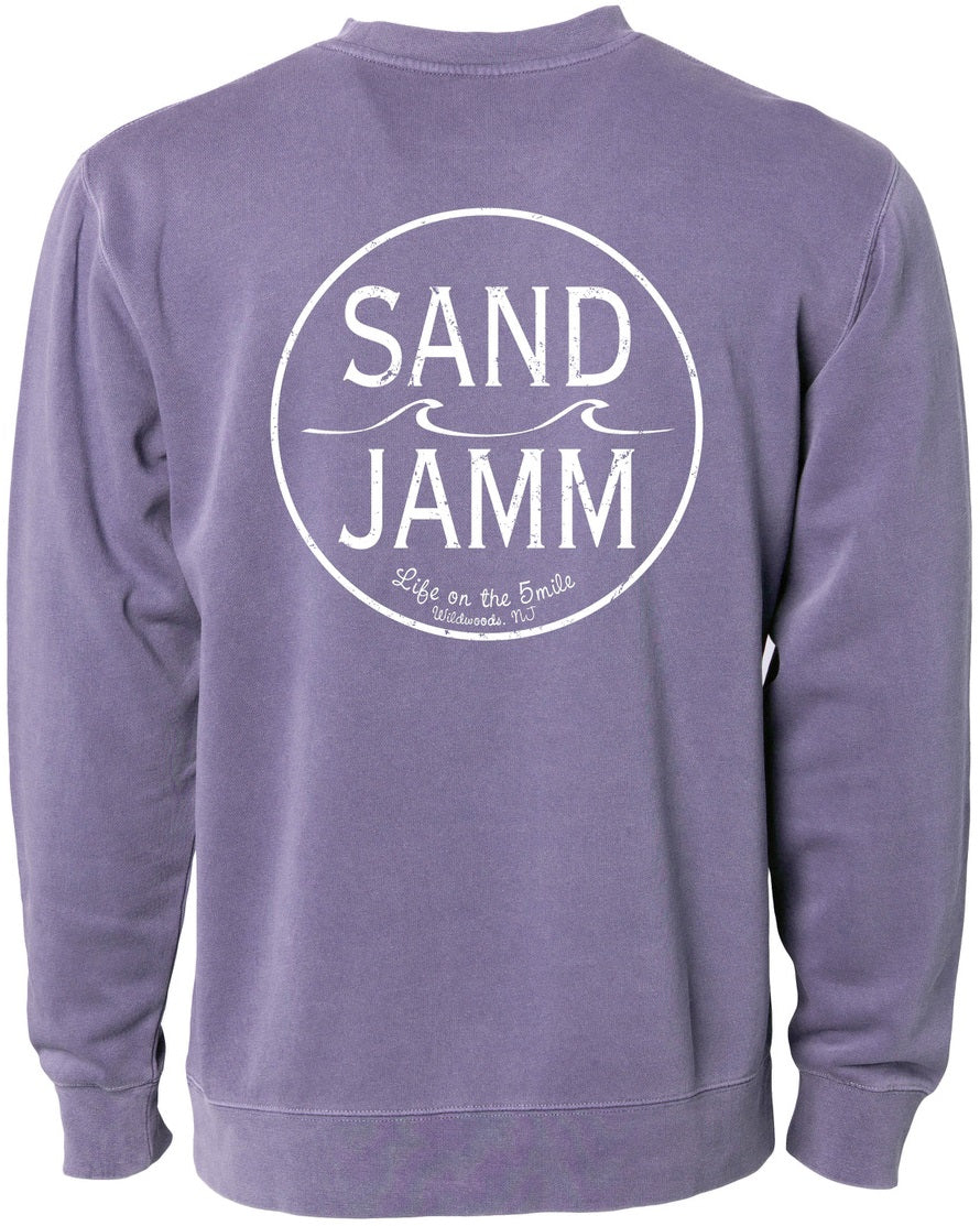 SJ PIGMENT/CREW - PLUM